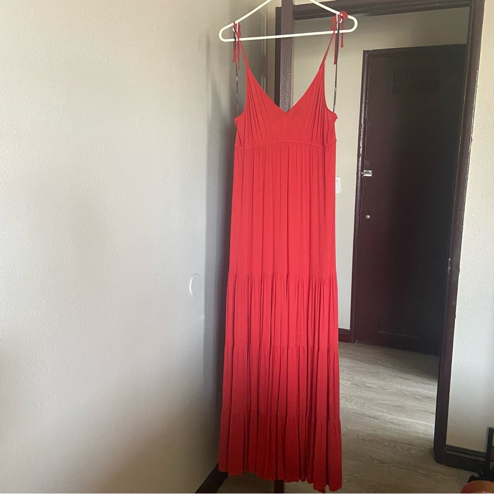 Forever 21 rust colored long dress - Size Small